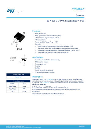 T2035T-8G 数据手册首页