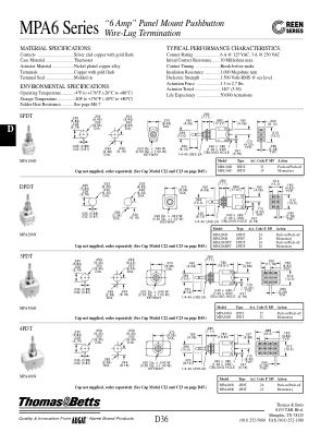 MPA106D 数据手册首页