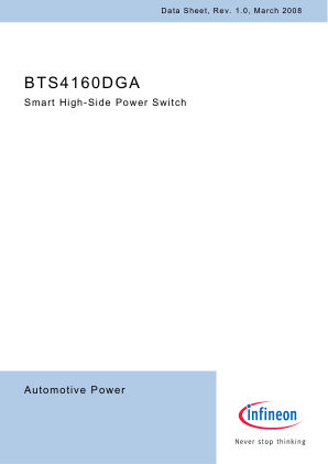 BTS4160DGA 数据手册首页