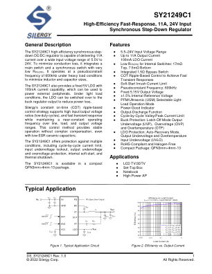 SY21249C1TMC datasheet cover page