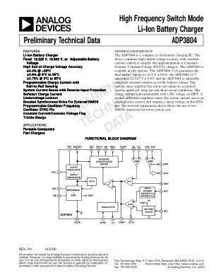 ADP3804 数据手册首页