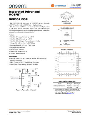 NCP302155R 数据手册首页