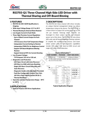 RS3703-Q1 数据手册首页