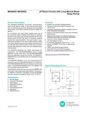 MAX6443-MAX6452 datasheet cover page