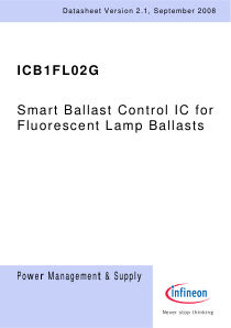 ICB1FL02G 数据手册首页