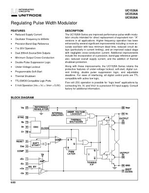 UC3526M datasheet cover page