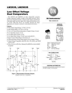 LM393S 数据手册首页