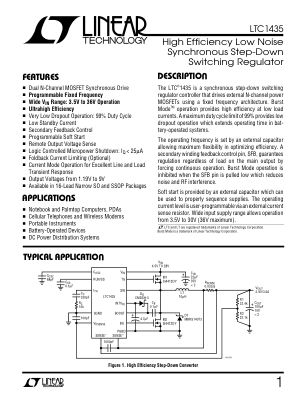 1435F datasheet cover page