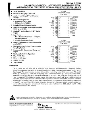 TLC3548 数据手册首页