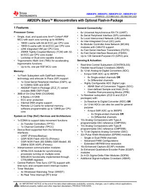 AM263P4-Q1 datasheet cover page
