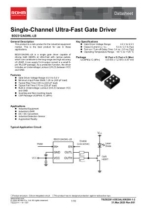 BD2312AGWL-LB datasheet cover page