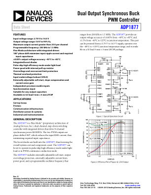 ADP1877 数据手册首页