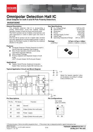 BU52072GWZ datasheet cover page