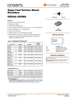 US2AA 数据手册首页