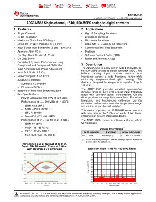 ADC31JB68 datasheet cover page