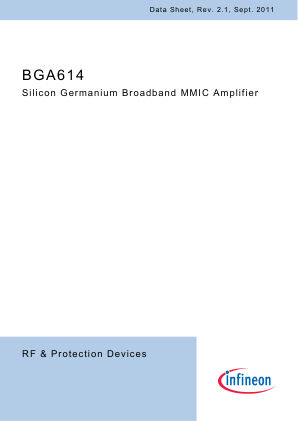 BGA614 数据手册首页