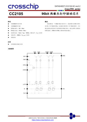 CC2105 数据手册首页