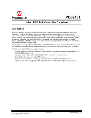 PD69101ILQ-TR 数据手册首页