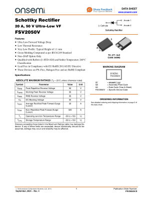 FSV2050V 数据手册首页