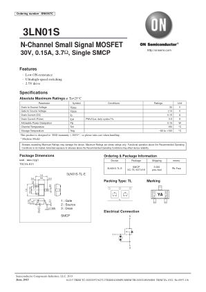 3LN01S datasheet cover page