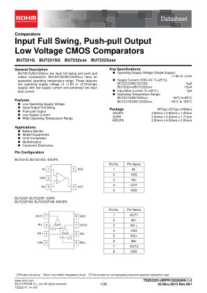 BU7232SFVM datasheet cover page