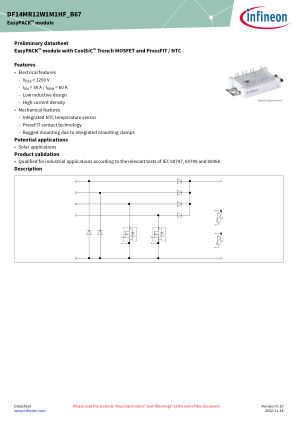 DF14MR12W1M1HF-B67 数据手册首页
