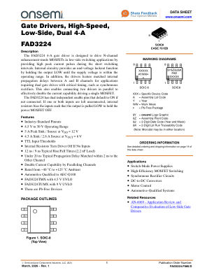 FAD3224-F085 数据手册首页