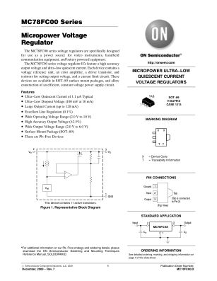 MC78FC00 datasheet cover page