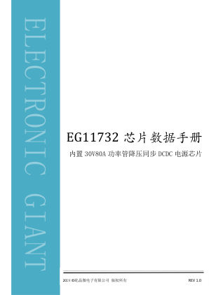 EG11732 数据手册首页