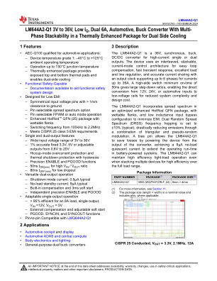 LM644A2-Q1 datasheet cover page