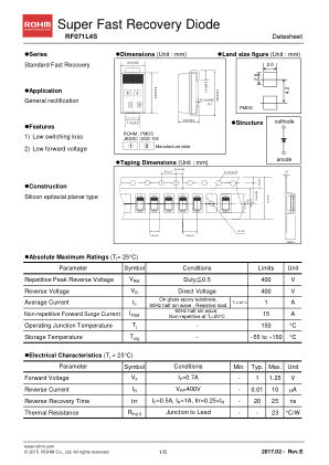 RF071L4S datasheet cover page