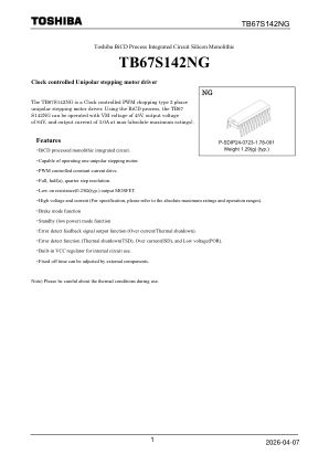 TB67S142NG datasheet cover page