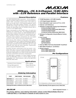 MAX1060-MAX1064 datasheet cover page