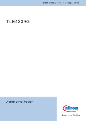 TLE4209G 数据手册首页