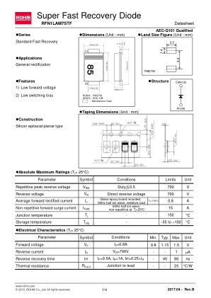 RFN1LAM7STF datasheet cover page