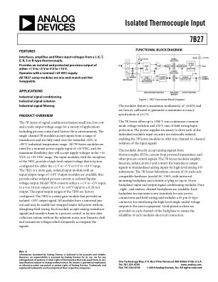 7B27 数据手册首页