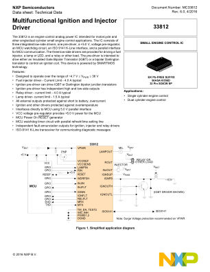 MC33812 datasheet cover page