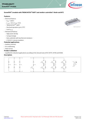 FP25R12N2T7 datasheet cover page