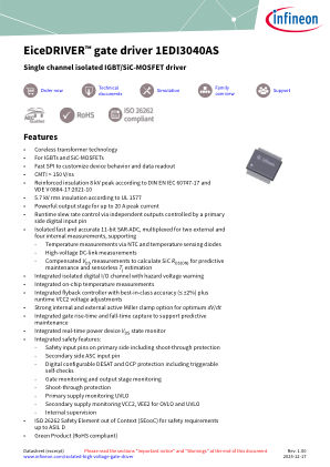 1EDI3040AS datasheet cover page