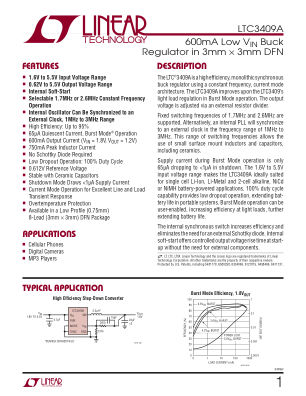 3409AF datasheet cover page