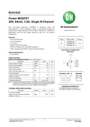SCH1433 datasheet cover page