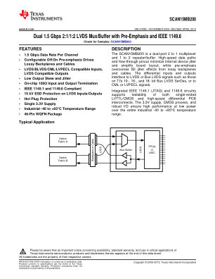 SCAN15MB200 数据手册首页