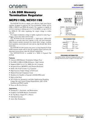 NCP51198 数据手册首页