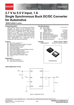 BD9S111NUX-C 数据手册首页