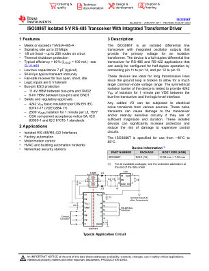 ISO3086T 数据手册首页
