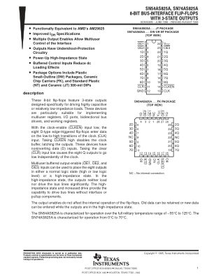 SN54AS825A 数据手册首页