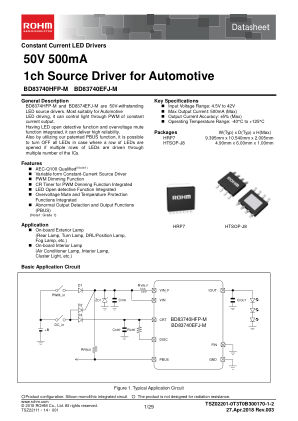 BD83740HFP-M datasheet cover page