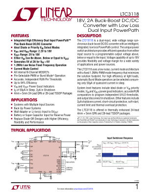 3118FA datasheet cover page