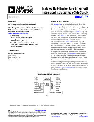 ADUM6132 datasheet cover page