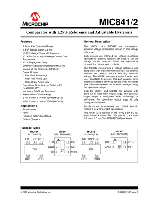 MIC842NYC5-TR 数据手册首页